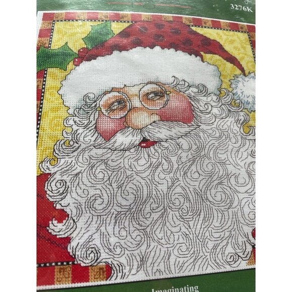 Jolly Old St. Nick Cross-Stitch Kit By Mary Engelbreit - Picture 2 of 6